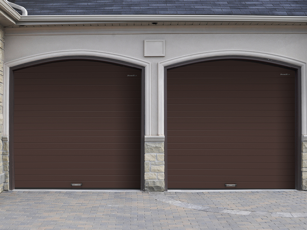 Гаражные секционные ворота RSD02ALU 6000 Х 3500